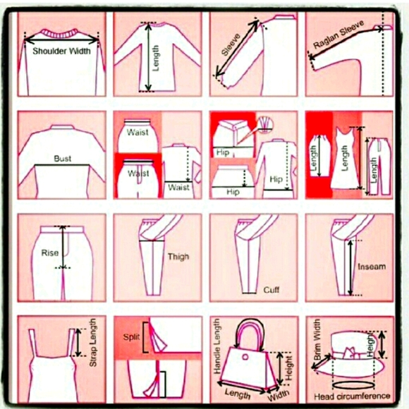 Other - SUPER EASY MEASUREMENT GUIDE! 🌹😍